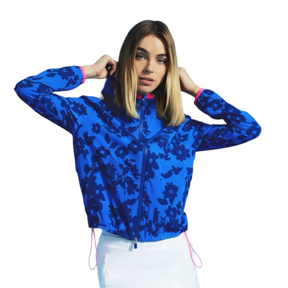 G/FORE TONAL FLORAL MAVERICK 4-WAY STRETCH JACKET size Large